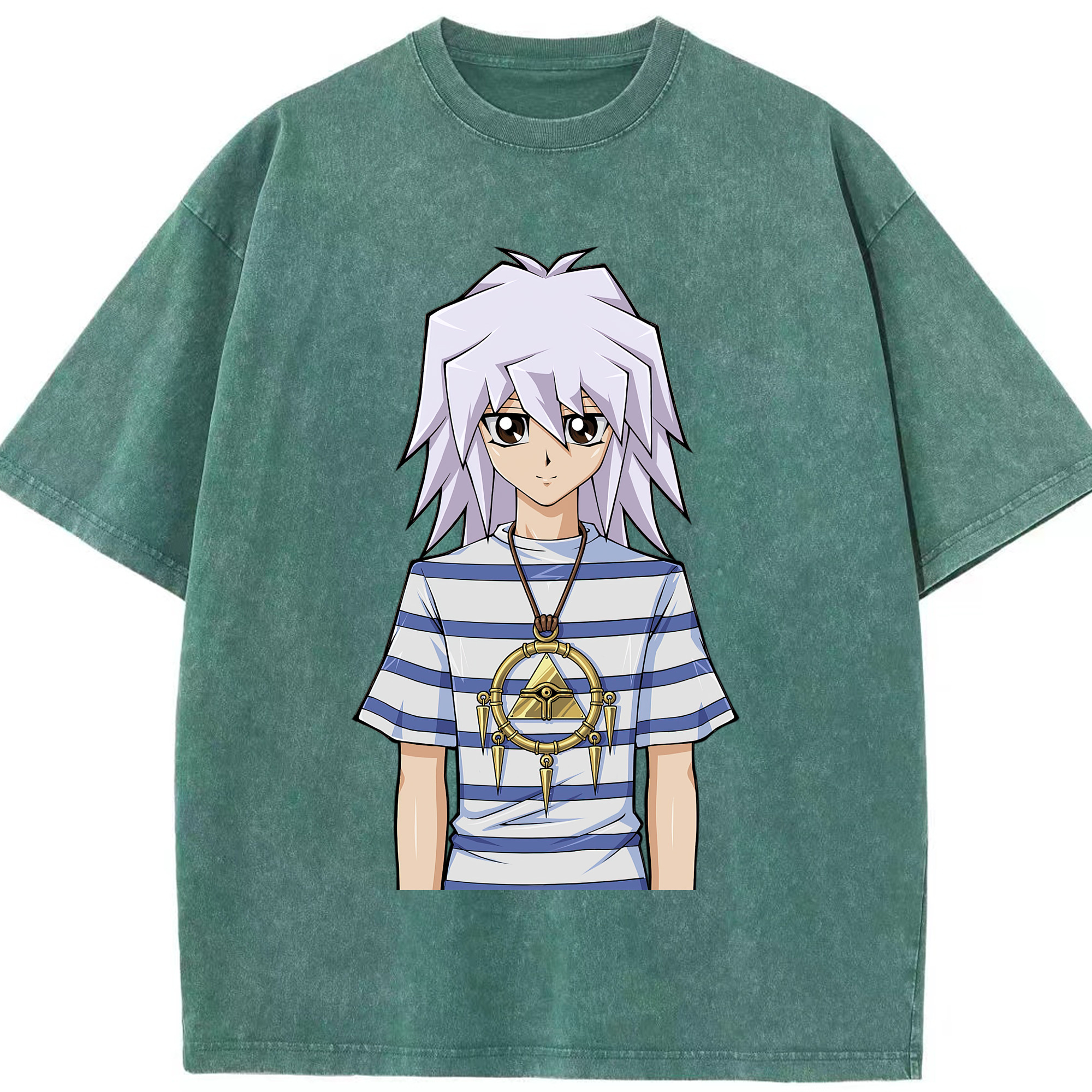 （画像用） 遊☆戯☆王 Yu-Gi-Oh! 綿100% ヴィンテージ風 半袖Tシャツ（フロントプリント）